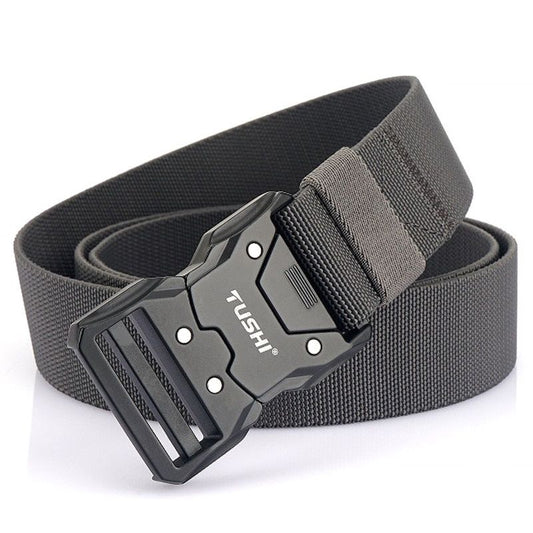Ceinture militaire tactique pour toutes activitées de plein air avec boucle men métal dur - unisexe