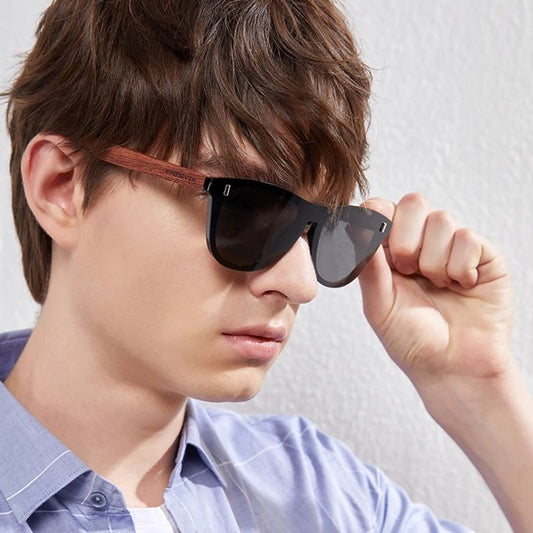 Gafas de sol espejadas de madera Bubinga - Unisex