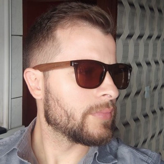 Lunettes de soleil unisexe polarisées - style Voyageur - légère et solide- mode intemporelle