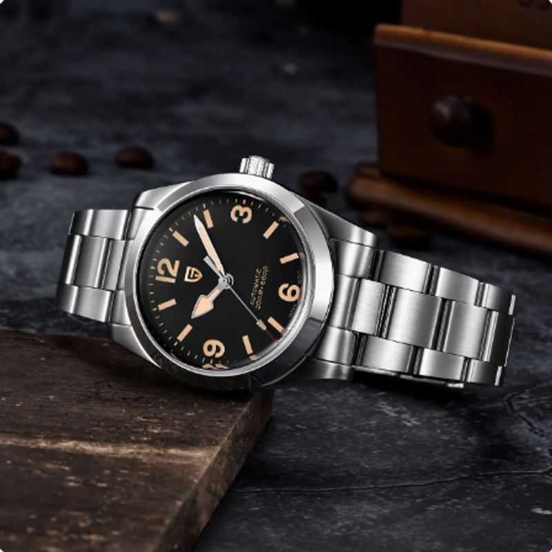 Montre hommage Ă la Ranger prince - acier inoxydable - cadran noir intense - signature Pagani Design