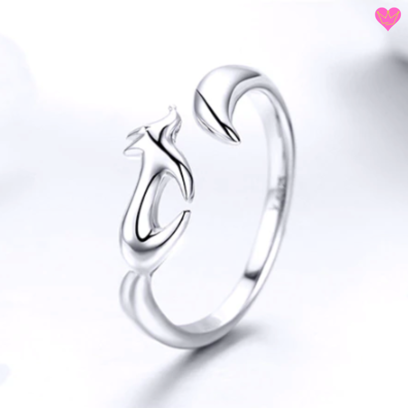 Bague renard discount femme