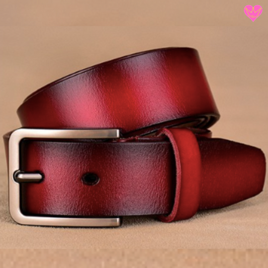 Ceinture Lara Casual en Cuir avec couche de protection vernis pour Femme