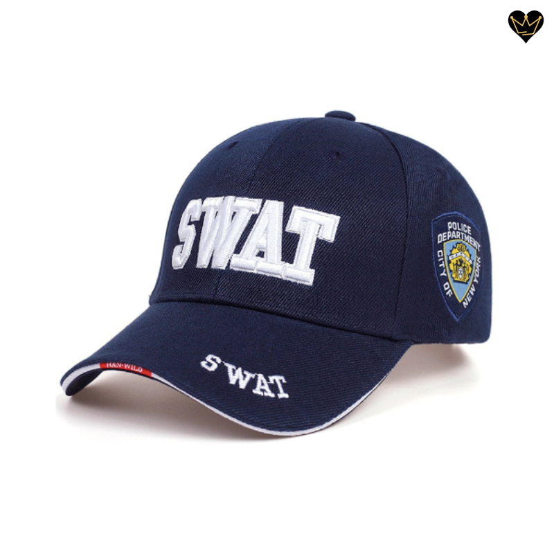 Casquette de baseball tactique du SWAT Police départementale de New-York au USA - coloris bleu marine