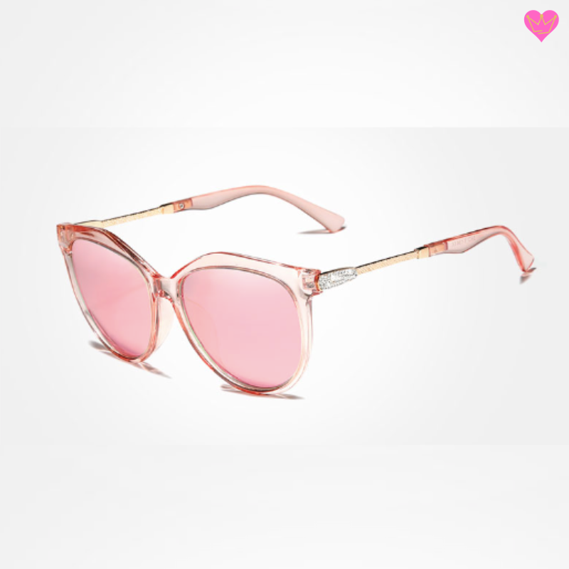 Lunettes de soleil Aniston polarisées et UV400 pour femme - coloris rose