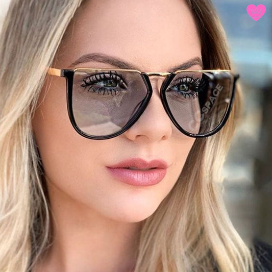 Lunettes de soleil femme straight line avec monture originale et optiques solaires anti-UV