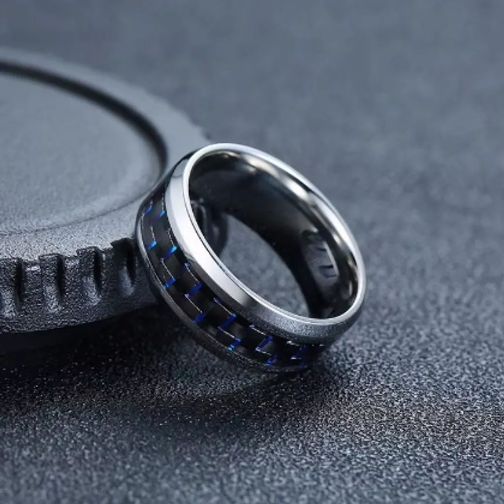 Steel Zodiac Constellation Ring for Men 