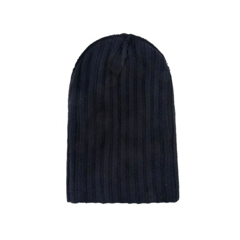Bonnet Aigle vu à l'envers en laine acrylique aux finitions coutures impeccables, bonnet doux et chaud - coloris noir