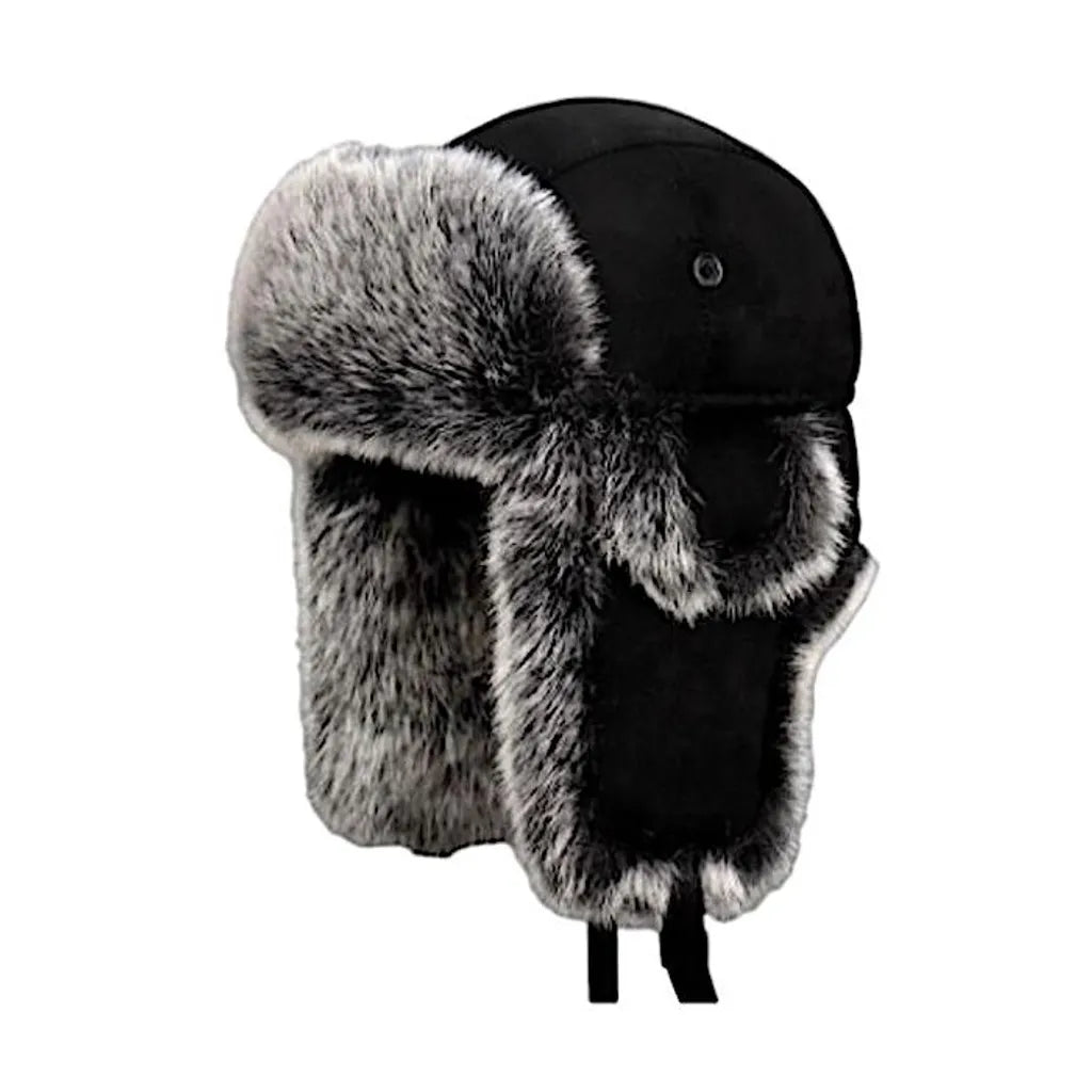 Bader Faux Suede Bomber Hat - Men 