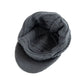 Vue intérieure du bonnet Helsinki - finitions de grande qualité en laine acrylique épaisse, chaude et douce - couleur gris
