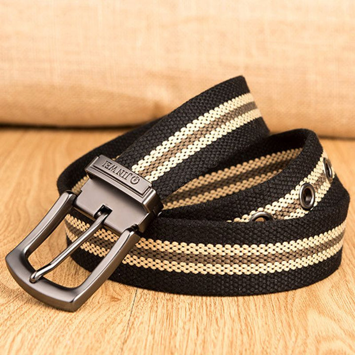 Ceinture Automatique En Cuir Pour Homme - Réglable Sans Trous Largeur 35 Mm