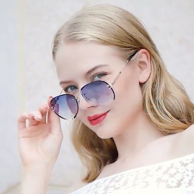 Verres Teintés Lunette De Soleil Teinte Bleu Bleu Degrade Lunette