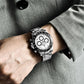 Montre hommage cosmograph Daytona - prestige et élégance signé par Pagani Design - vue de la montre sur un poignet d'homme - coloris blanc