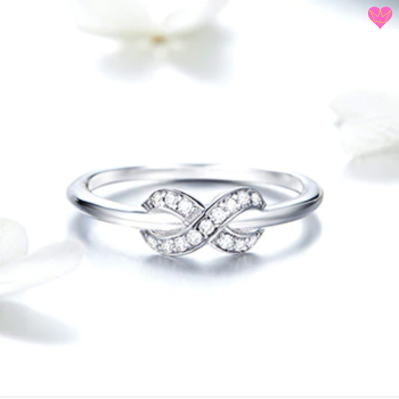 Silver Eternal Love Ring for Women