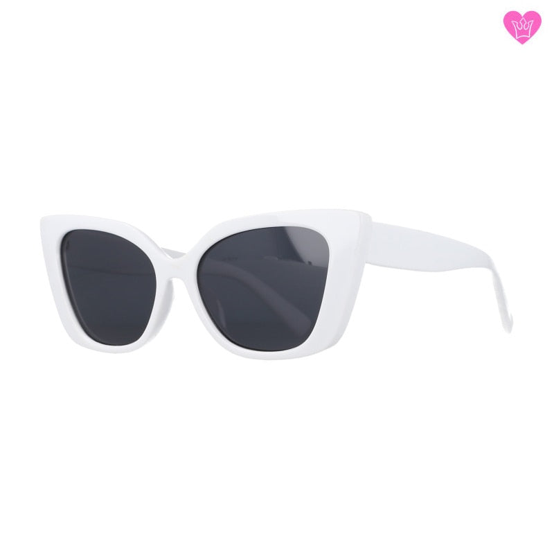 Lunettes de Soleil Blanche Savane Anti-UV