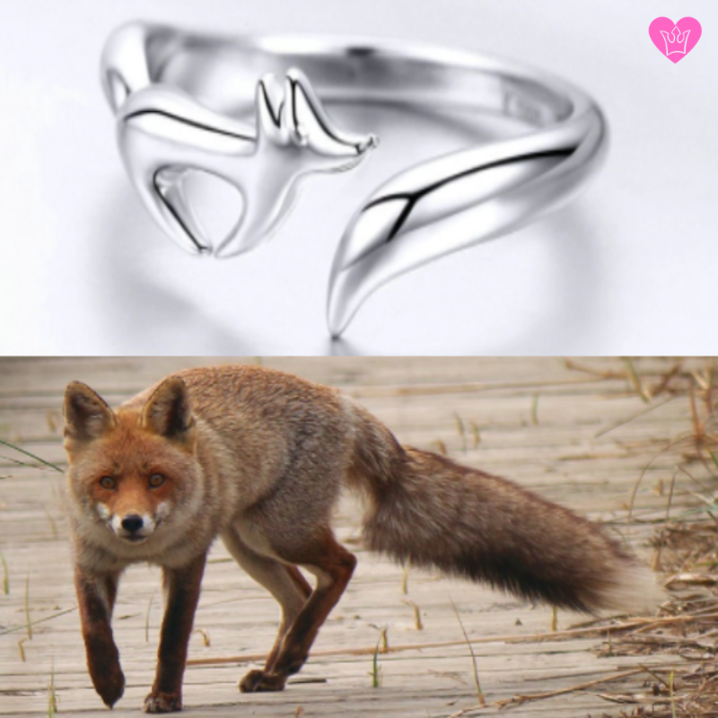 Bague renard femme sale