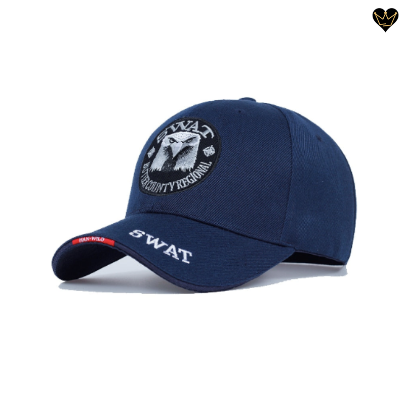 Casquette de baseball tactique du SWAT pour homme - coloris bleu marine