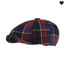 Béret casquette à carreaux vert en coton pour homme - Mon Beau Béret